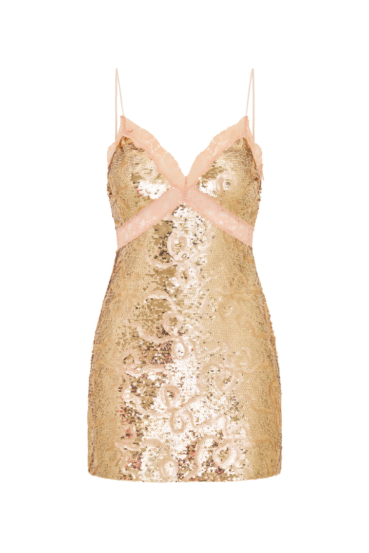 Sparkly Finta Sequin Mini Dress for Women - Party, Club & Evening Wear - Elegant Bodycon Cocktail Dress for Night Out & Special Occasions