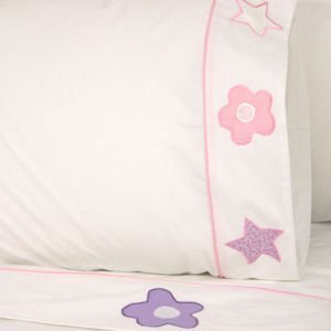 Pem America Princess Twin Sheet Set - Soft & Comfortable 100% Cotton Bedding for Kids & Teens - Perfect for Bedrooms, Dorms, and Sleepovers