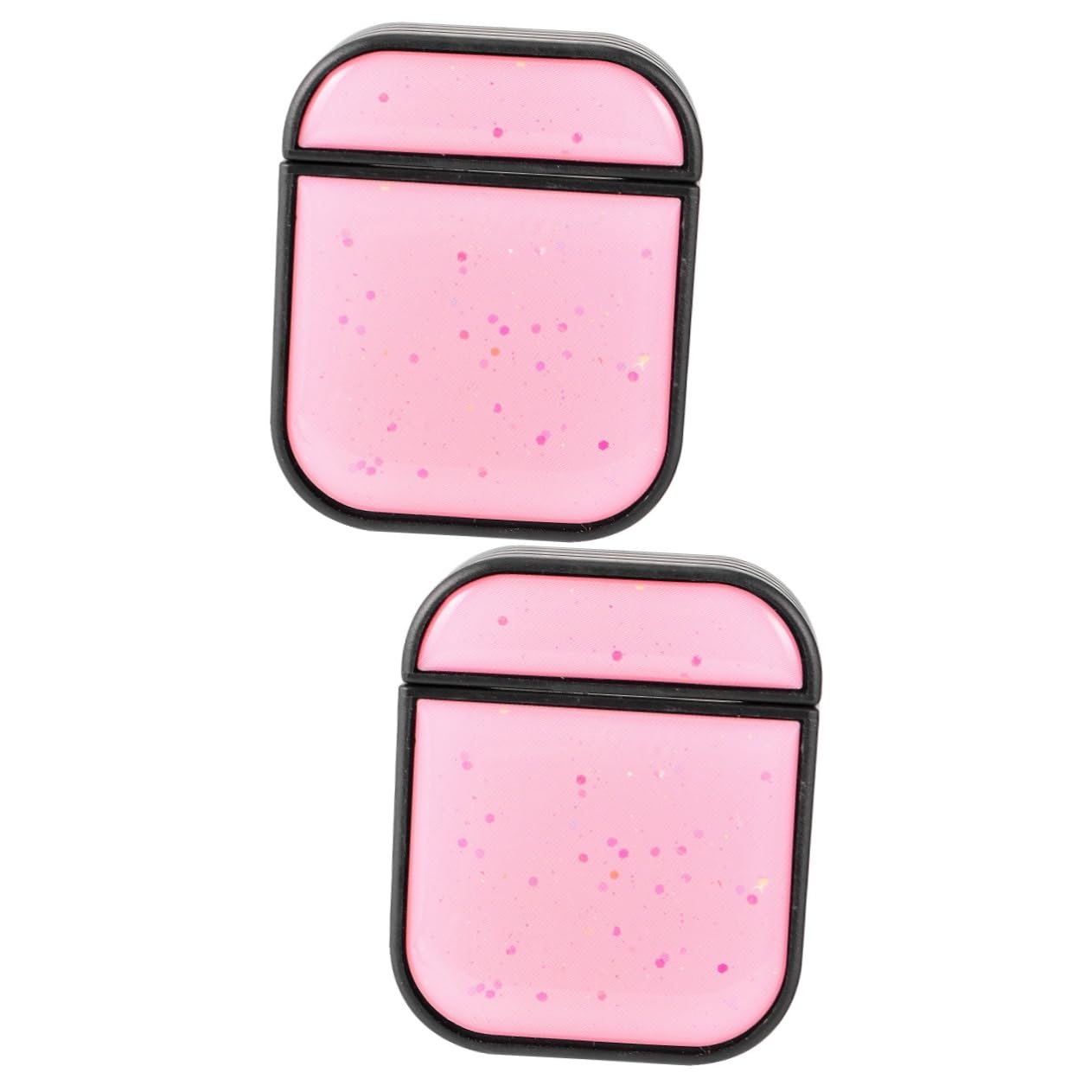 Angoily 2-Pack Glitter Headphone Case Cover - Protective Shell for Earphones, Earbuds - Perfect for Travel, Gym, and Daily Use
