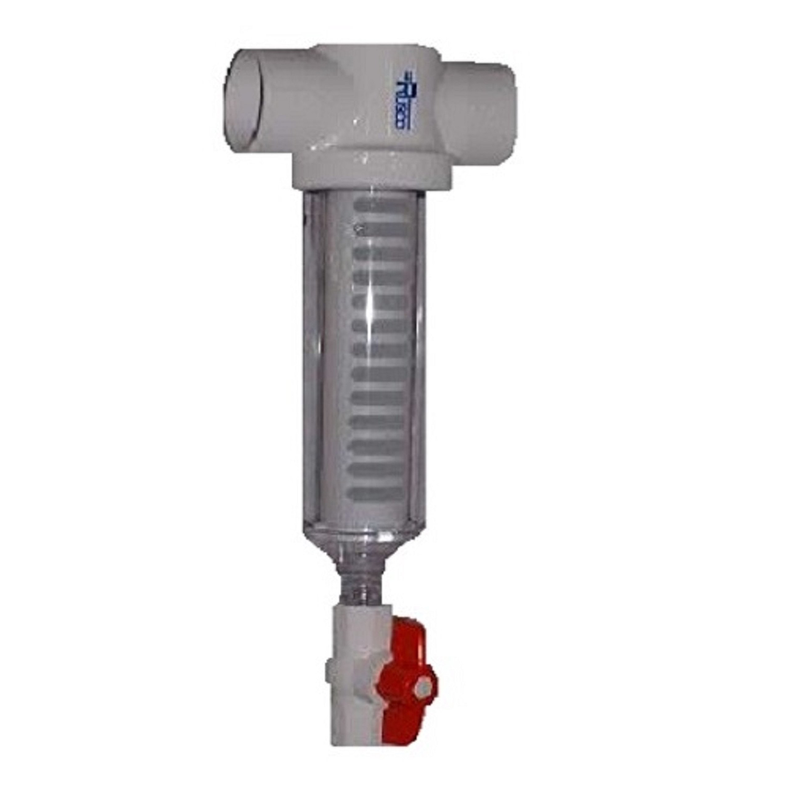 Rusco Vu-Flow 1.5 Inch 100 Mesh Spin Down Sediment Water Filter 50 GPM with Extra Replacement Screen - Ideal for Well Water, Irrigation Systems & Home Filtration