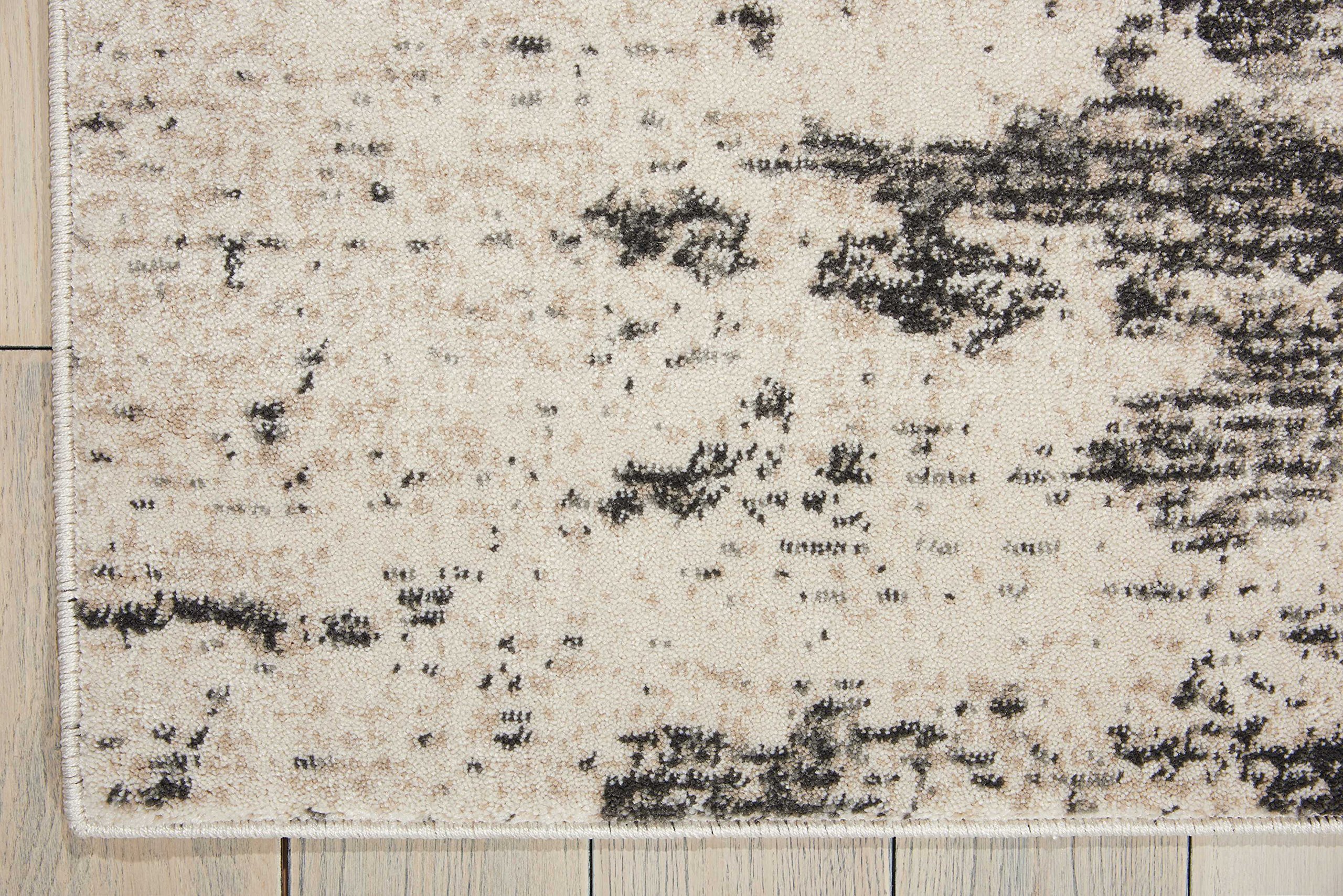 Nourison Maxell Modern Ivory/Grey 9'3
