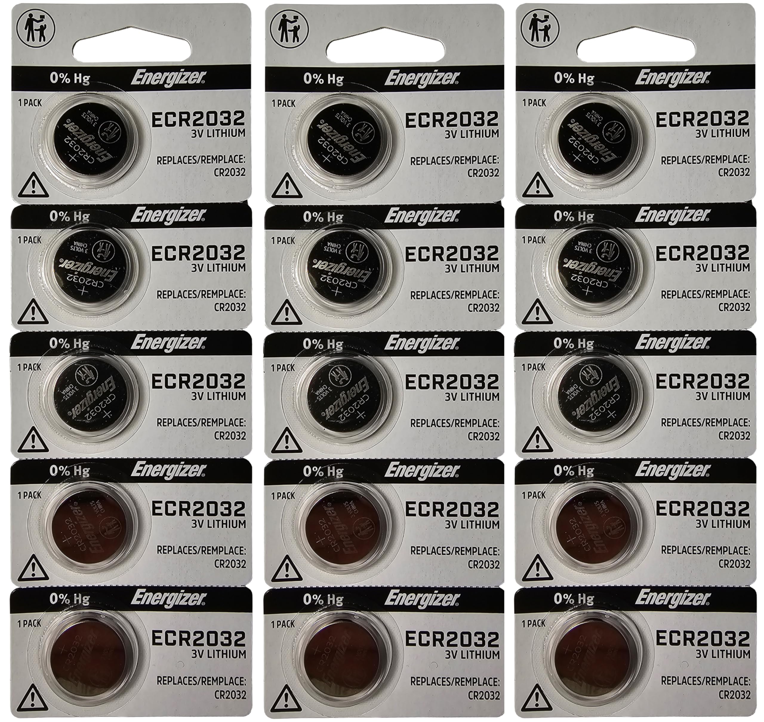 Energizer CR2032 3V Lithium Coin Battery - 5 Pack - Long Lasting Power for Watches, Key Fobs, Calculators & Medical Devices - Reliable Replacement for Electronic Devices