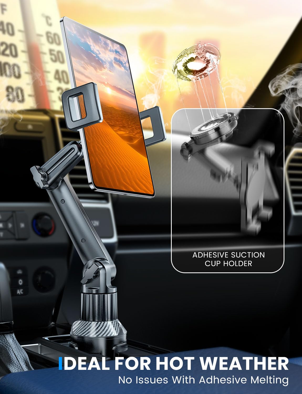 Car Tablet Holder for iPad & Phone (6