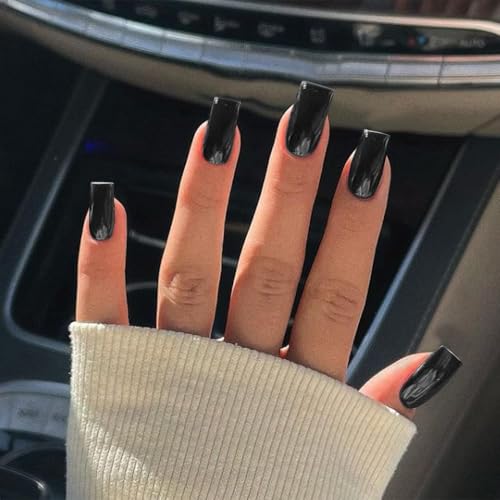 glossy black
