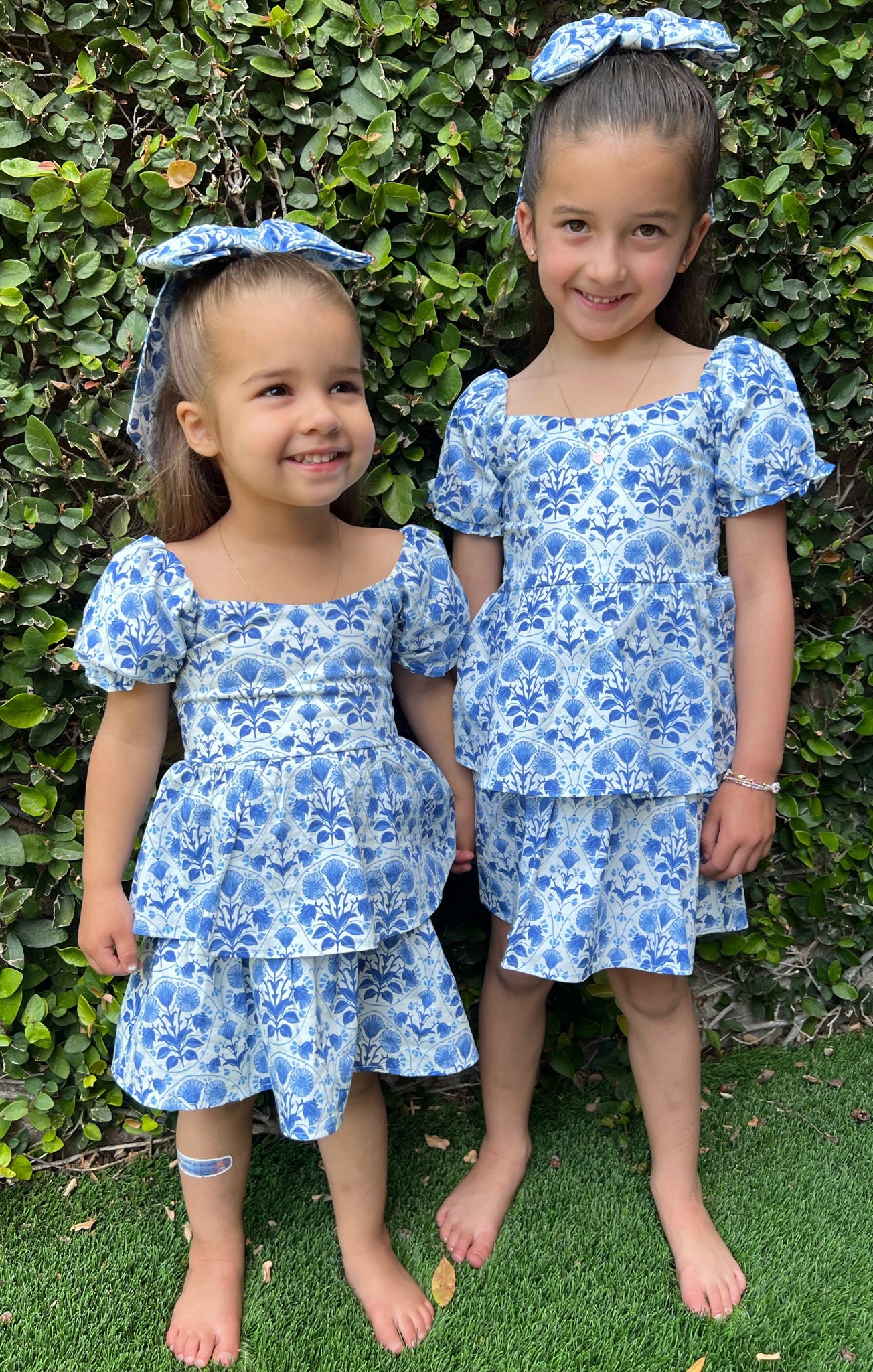 Little Miss Mini Dress ~ Teagan Floral | Floral Print Summer Dress for Girls | Perfect for Birthday Parties, School Events & Family Photos