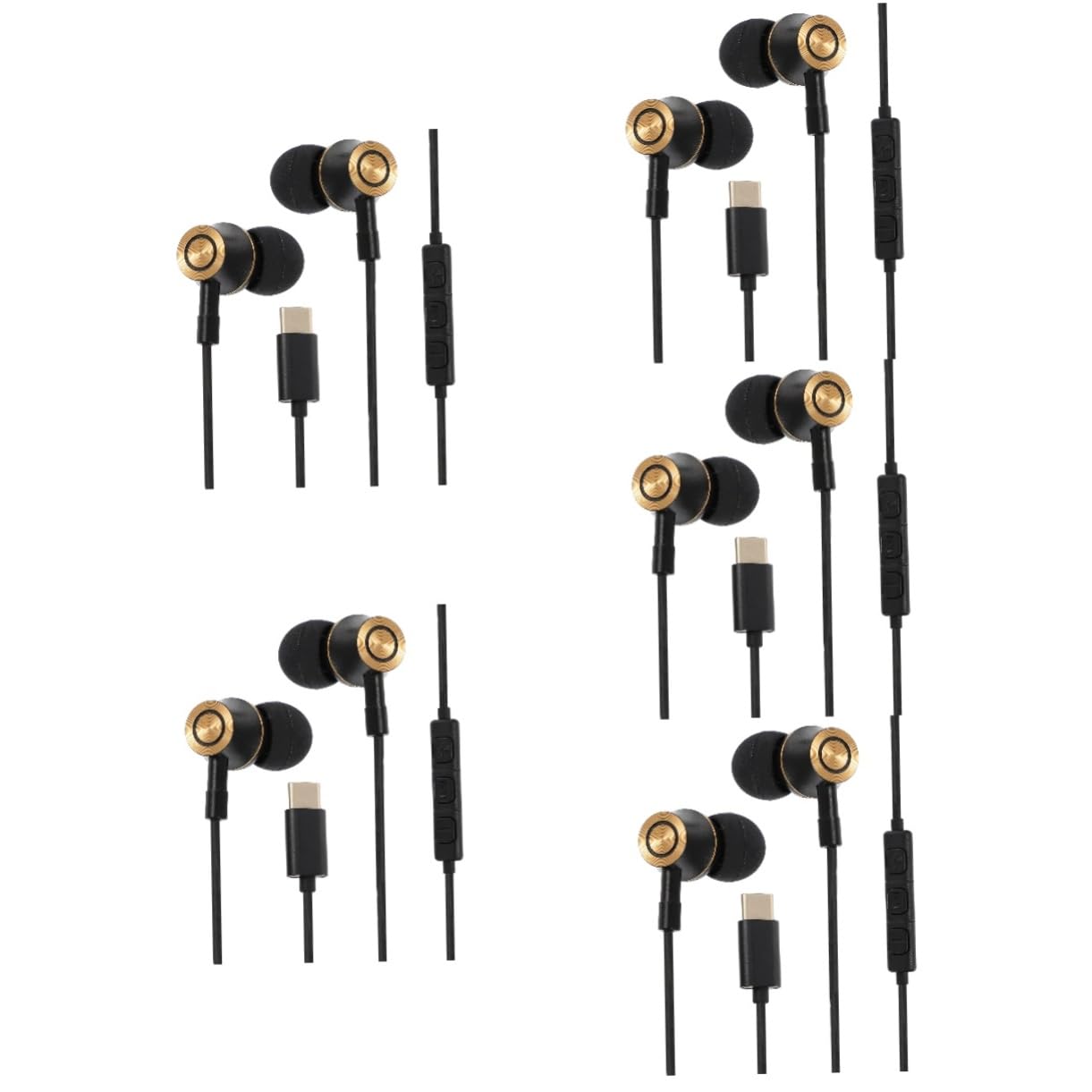 Artibetter 5-Pack Premium Noise Cancelling Earbuds with High-Fidelity Sound - Comfortable In-Ear Headphones for iPhone, Android, iPad & Tablets - Perfect for Commuting, Workouts & Travel