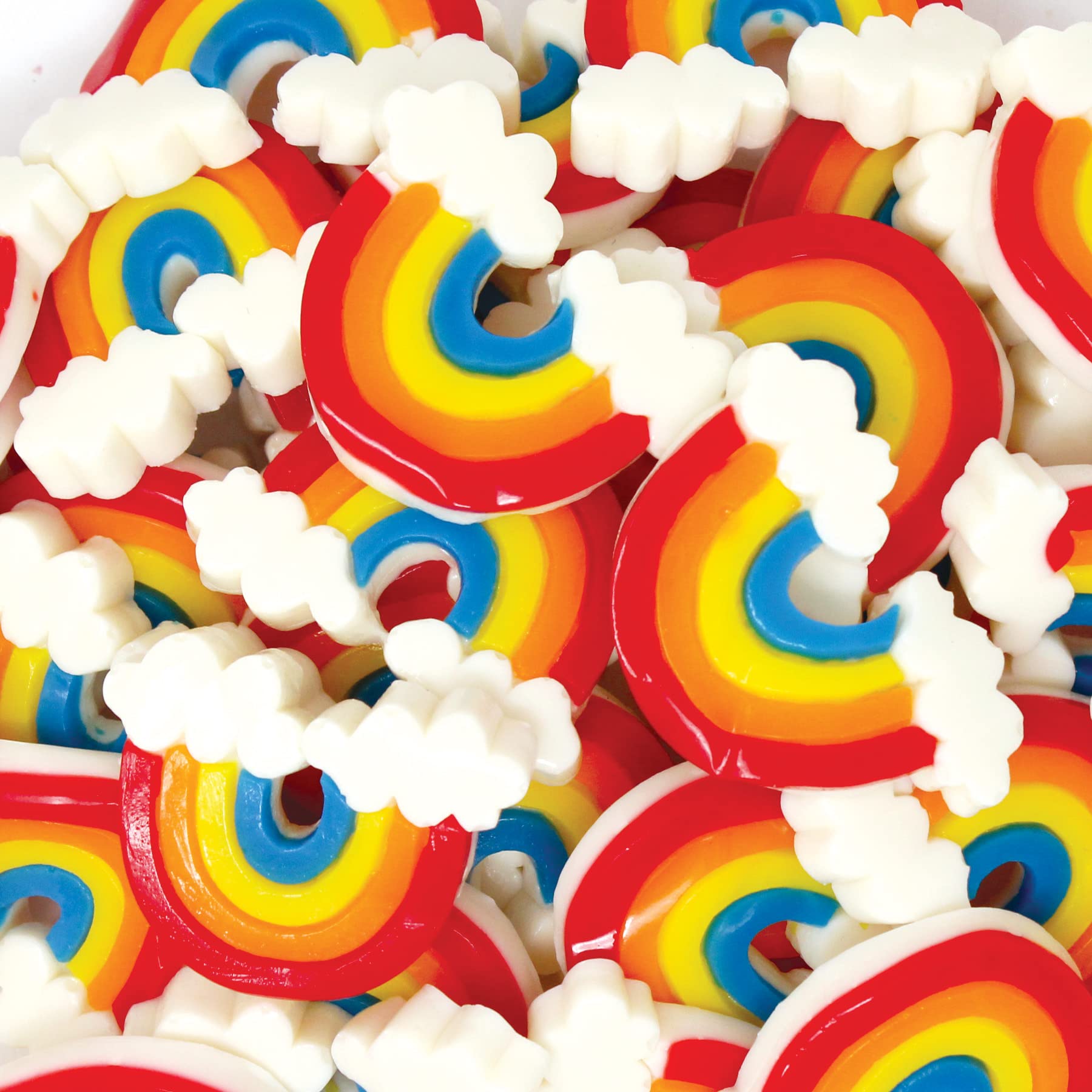 Rainbow Gummy Candy - 38 Pack Bulk Individually Wrapped Rainbow Gummies for Parties, Birthdays & Baby Showers | Perfect for Unicorn Themed Events, Goodie Bag Fillers & Party Favors | Sweet Treats for Kids & Adults