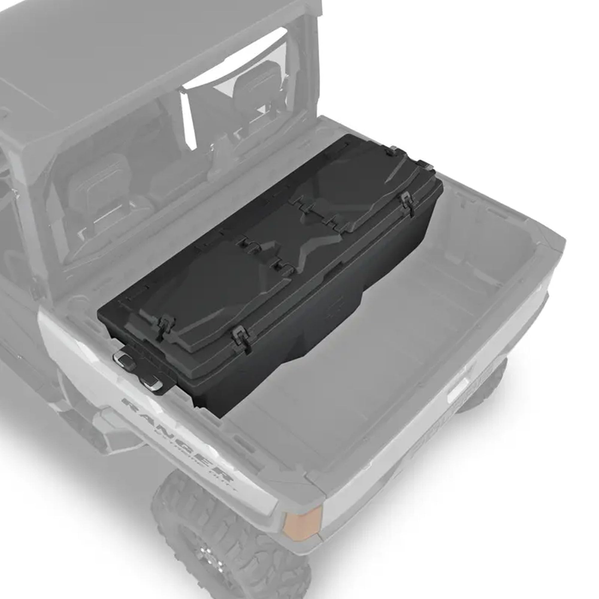 Polaris Lock & Ride MAX Cargo Storage Box for RANGER XD 1500 & CREW - OEM Part 2889108 | Durable Utility Box for ATV Accessories & Off-Road Storage
