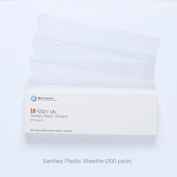Bio Therapeutic bt titan® MN Sanitary Plastic Sheaths - 200 Pack | Disposable Needle Protectors for Safe Medical & Tattoo Procedures