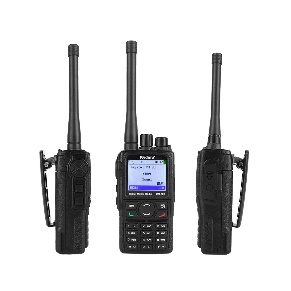 Kydera DM 760 DMR UHF Digital Two-Way Radio - Long Range Communication for Construction, Security & Outdoor Adventures (Discontinued Model)
