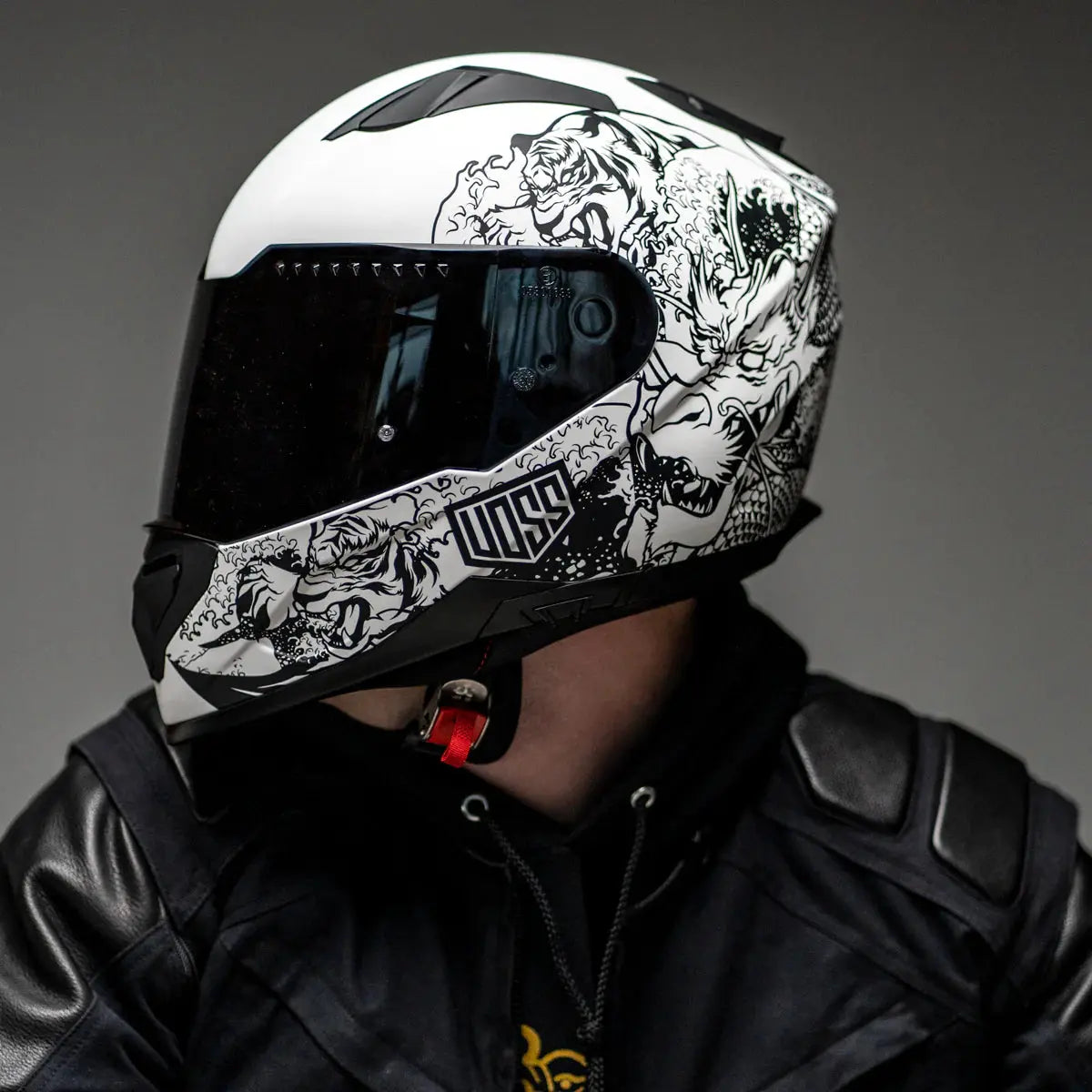 Voss 989 Moto V Rei Full Face Motorcycle Helmet - DOT Approved for Men & Women - Lightweight & Comfortable for Street Bike Riding & Racing
