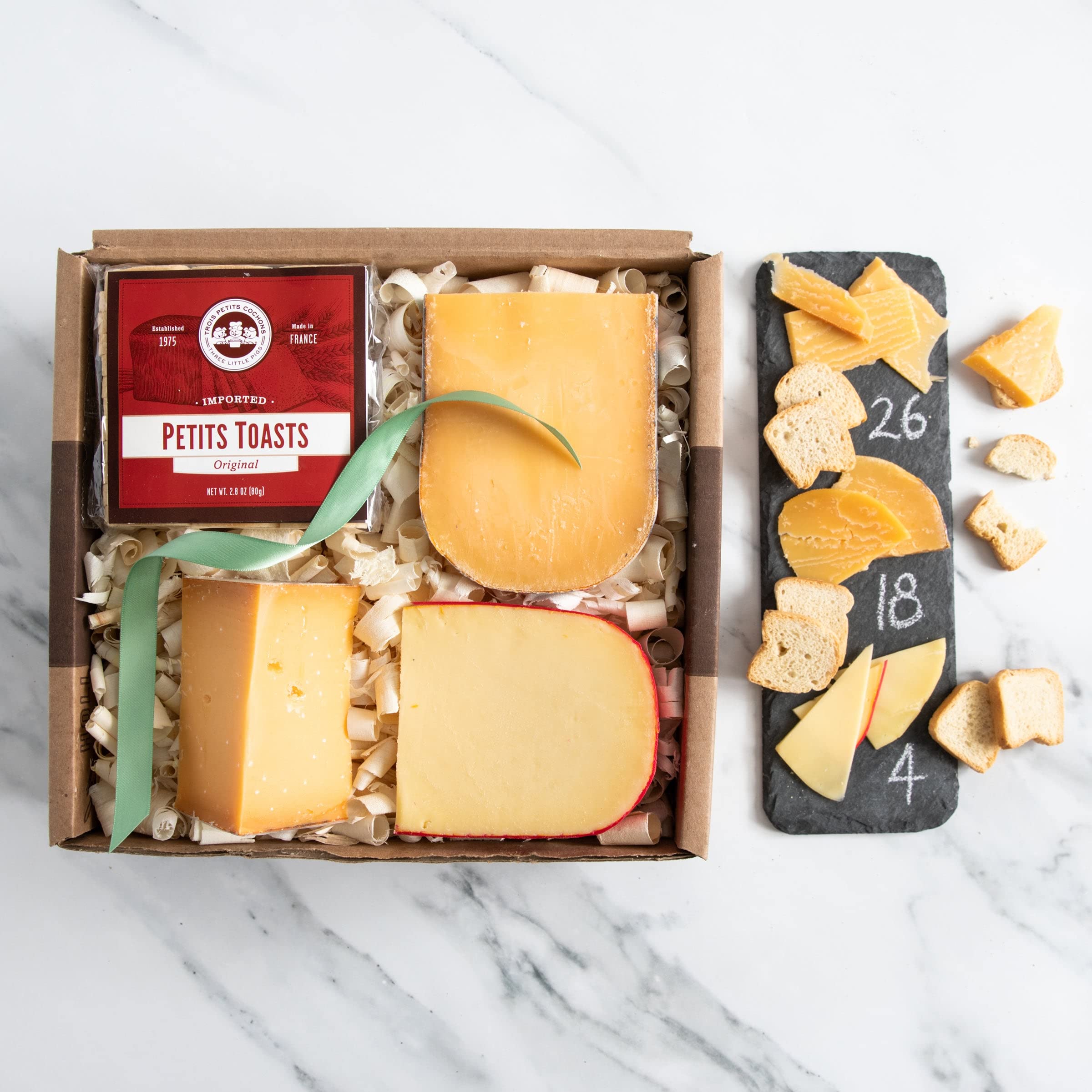 Aged Dutch Gouda Cheese in Elegant Gift Box - 25.25 oz | Premium Imported Cheese for Gourmet Gifts, Charcuterie Boards & Wine Pairings