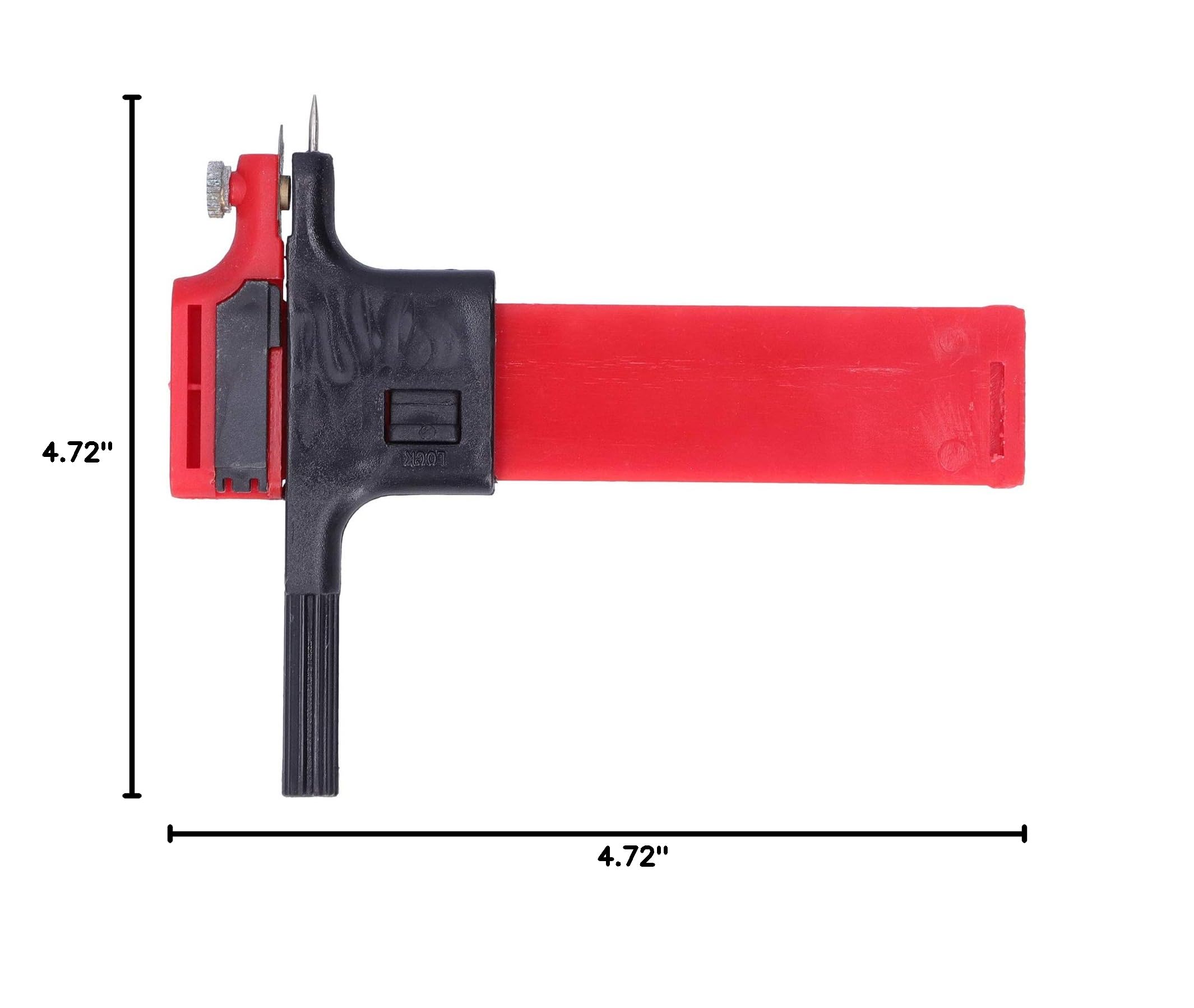 Rotary Circle Cutter - Adjustable 10mm to 150mm Precision Cutting Tool for Paper, Fabric & Film | Perfect for DIY Crafts, Sewing Projects & Scrapbooking
