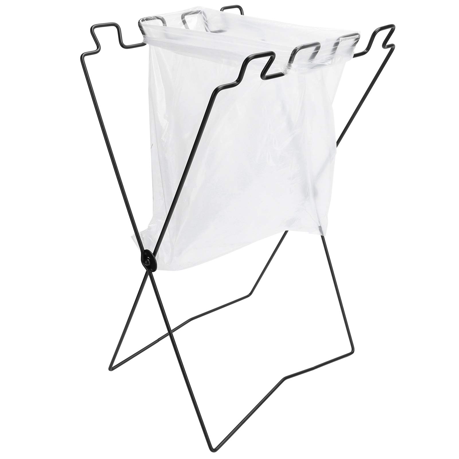Stainless Steel Hanging Trash Bag Holder - Heavy Duty BBQ Garbage Rack for Camping, Picnics & Outdoor Cooking | Perfect for Backyard Grilling, Tailgating & Beach Parties