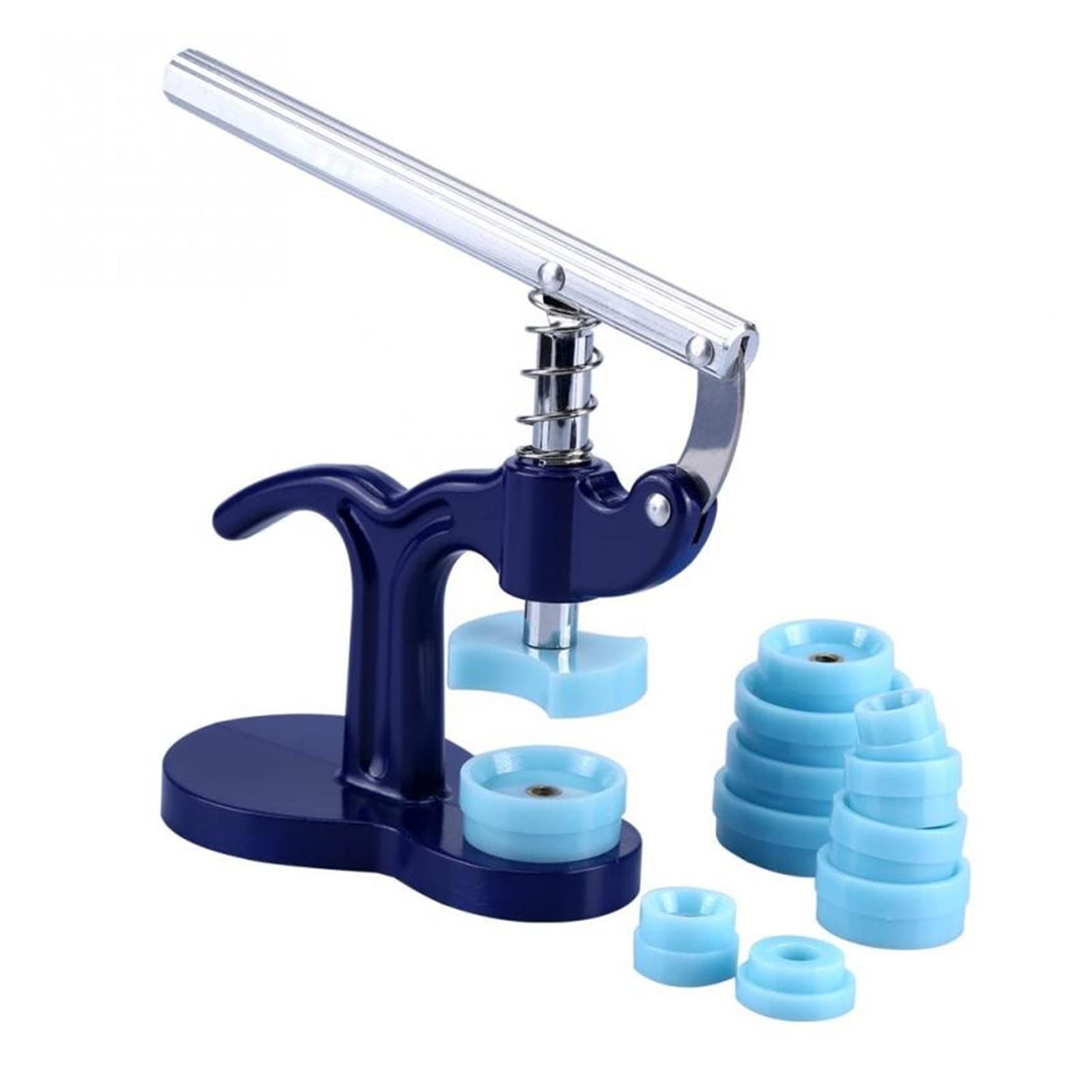 Professional Watch Press Tool Set with 12 Dies - Watch Crystal, Front & Back Case Cover Screw Closer Presser - Complete Watch Repair Kit for Watchmakers - Perfect for Watch Battery Replacement & Case Repair in Jewelry Workshops