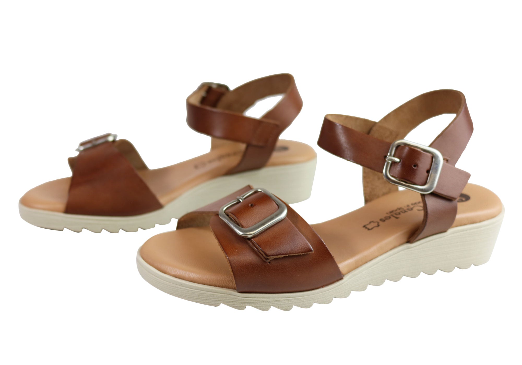 Lola Canales Koz Women's Comfortable Soft Leather Sandals - Handmade in Spain - Perfect for Summer, Beach, and Casual Outings