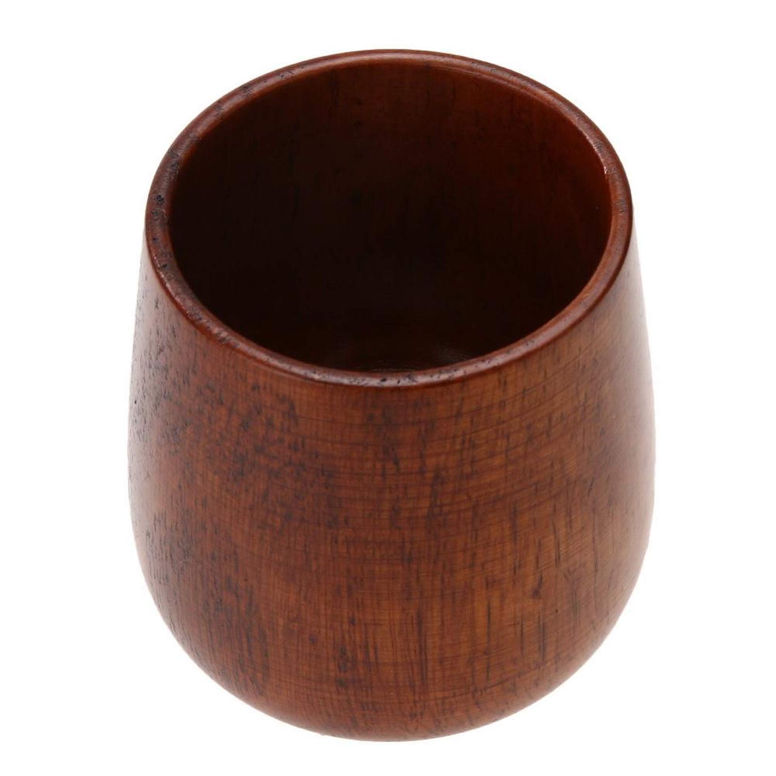 Handmade Natural Jujube Wood Cup - Eco-Friendly Wooden Mug for Coffee, Tea, Milk - Perfect for Breakfast, Camping & Kitchen Use - U02