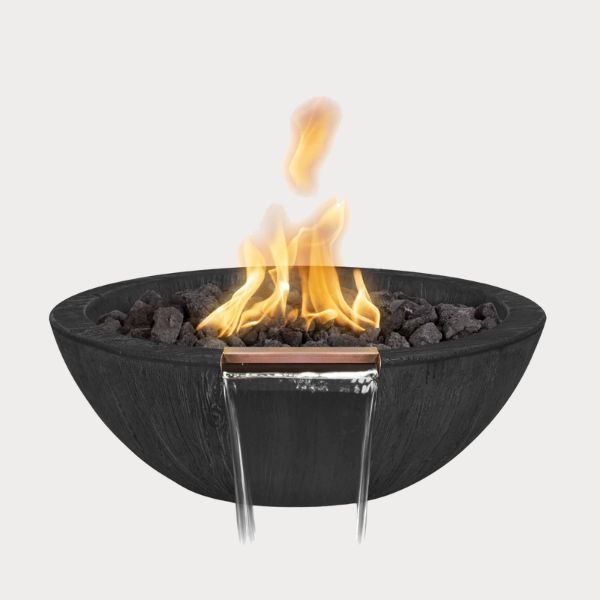 Sedona Wood Grain Fire & Water Bowl - 27