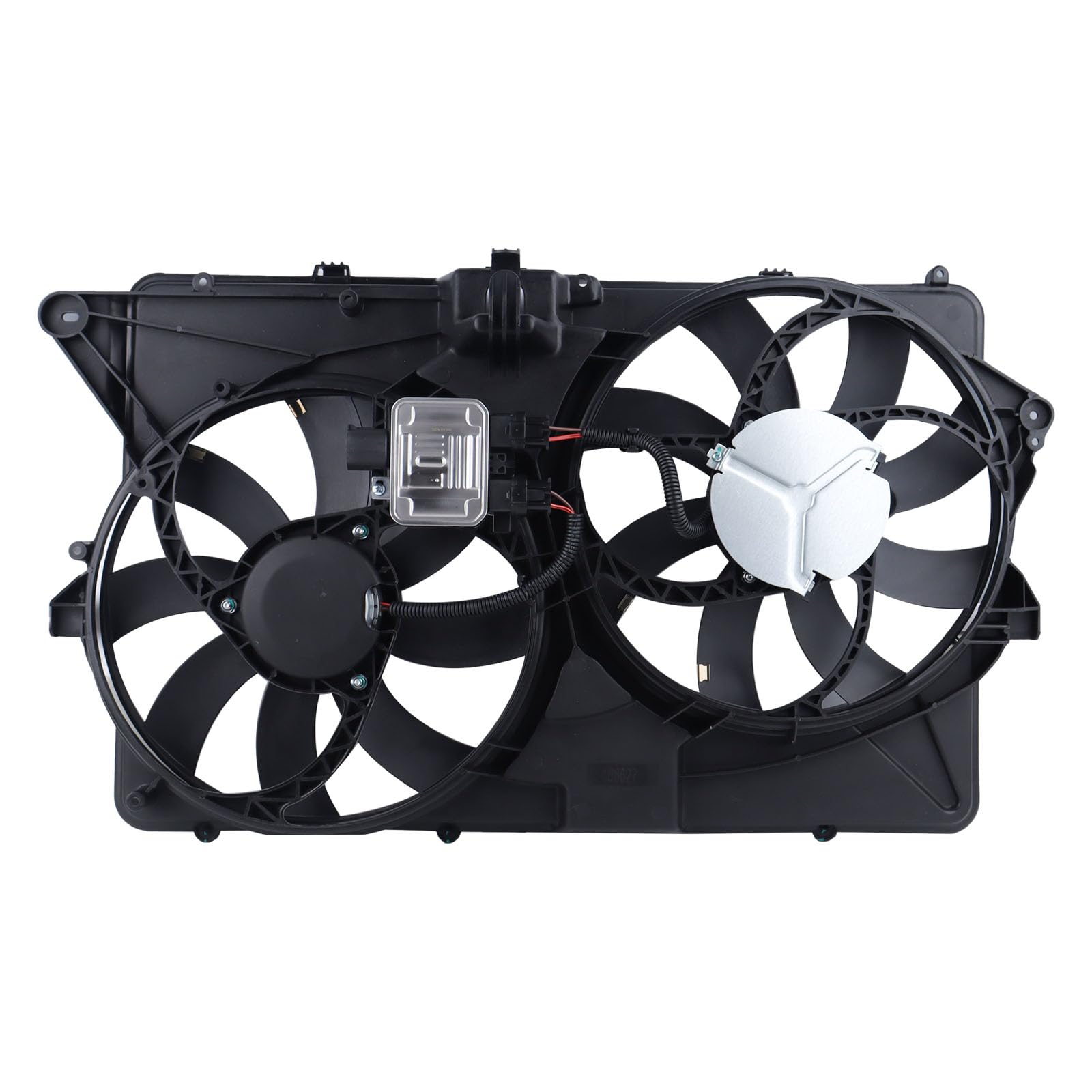 2009 Ford Flex V6 3.5L Engine Radiator Cooling Fan with Shroud & Controller Assembly - Replacement Part 8A8Z8C607A 621005 - Perfect for Overheating Prevention & Summer Driving