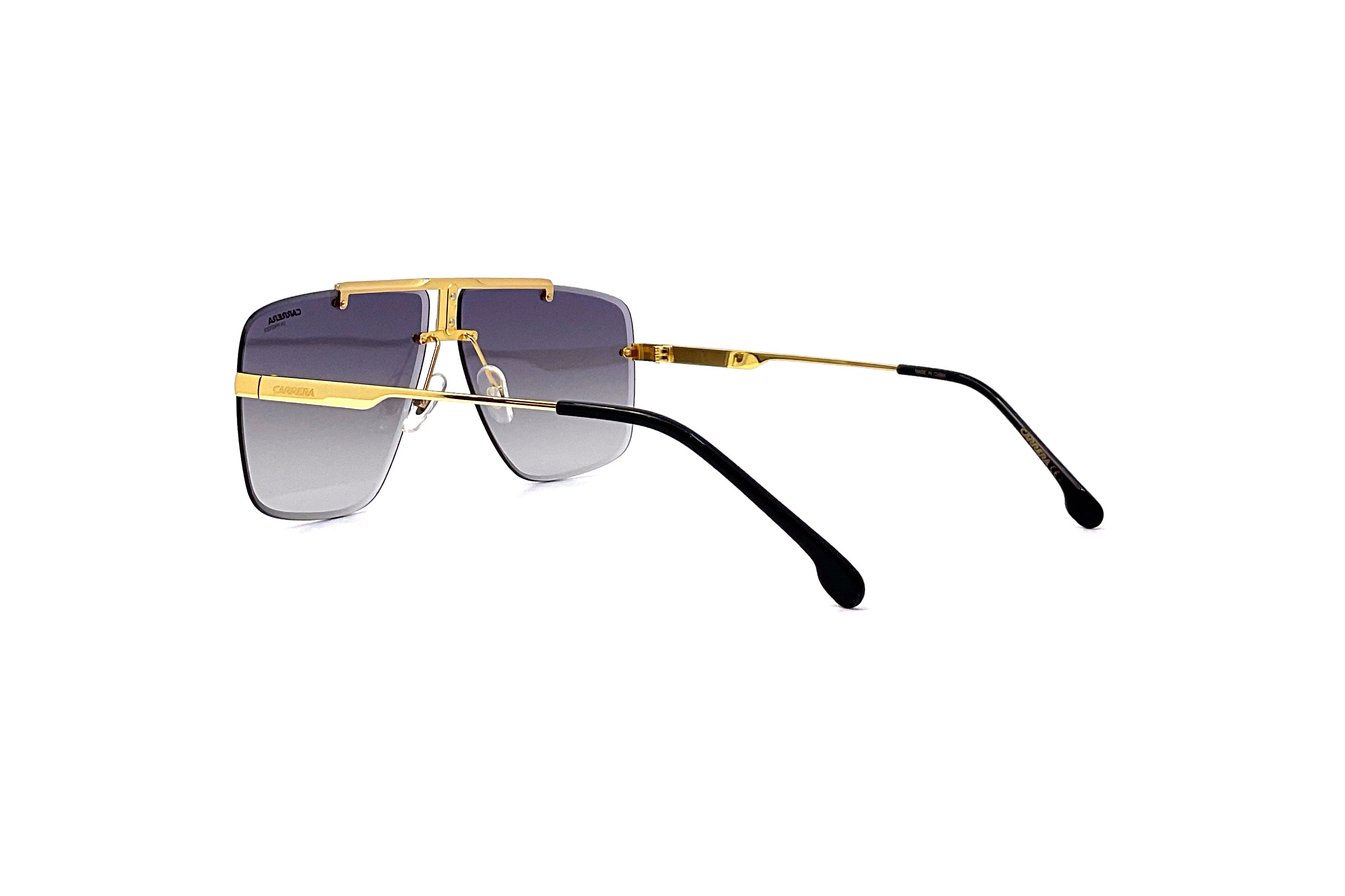 Carrera 1016/S Gold Black Sunglasses - Polarized UV Protection Aviator Style for Men & Women - Perfect for Driving, Travel & Outdoor Activities