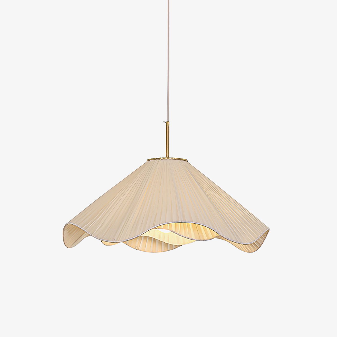 Elara Pendant Light - Modern Hanging Ceiling Lamp for Kitchen Island, Dining Room & Bedroom - Elegant Glass Shade with Gold Finish - Perfect for Home Decor & Interior Lighting