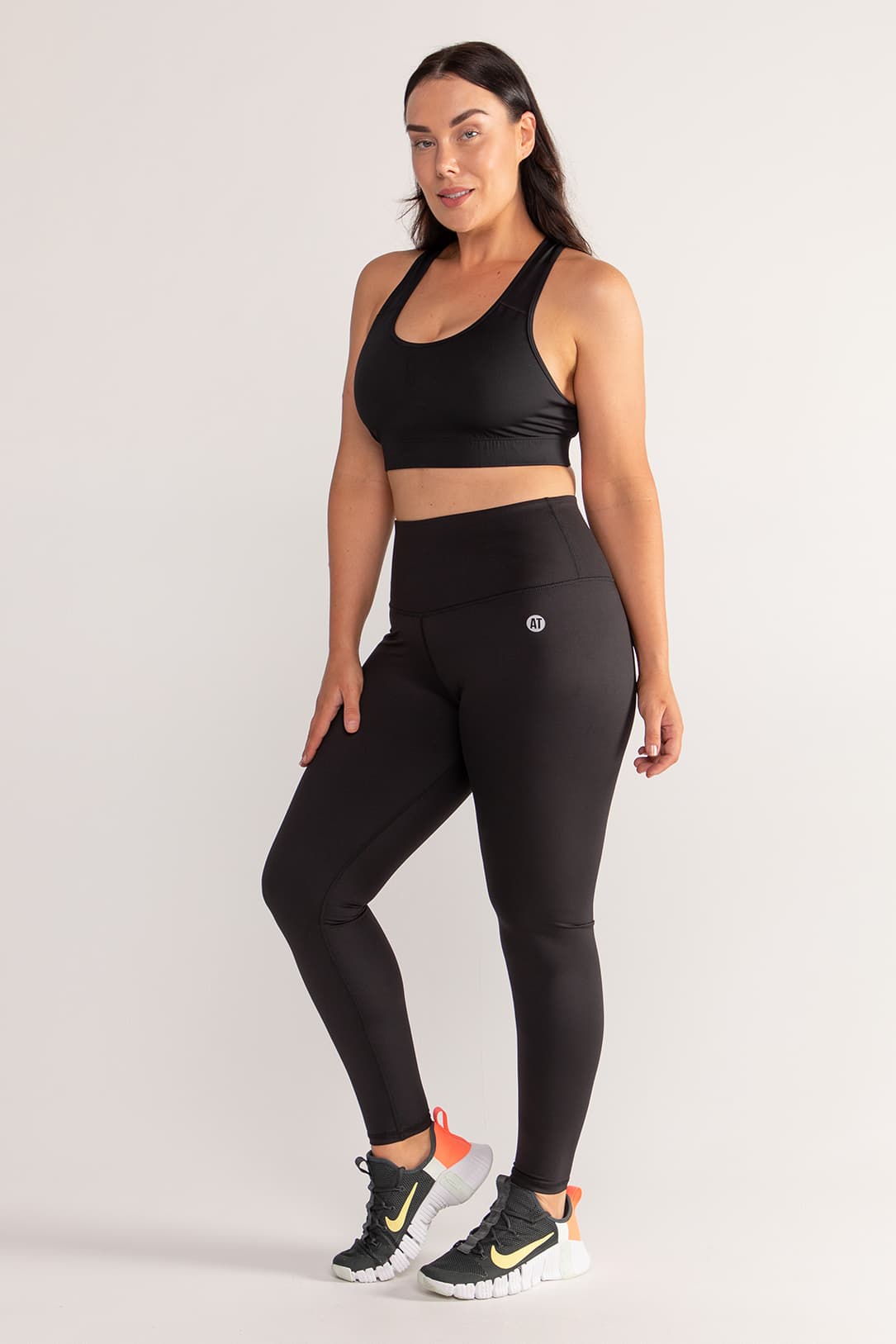 Essential High Waist Workout Leggings for Women - Black | Yoga, Running & Gym Activewear