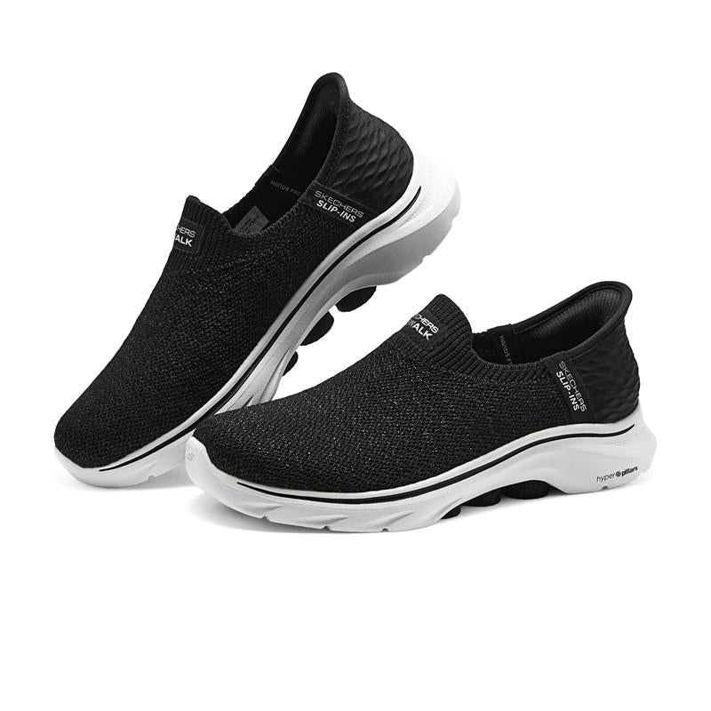 Skechers Women's Go Walk 7 Slip-On Walking Shoes - Comfortable & Lightweight for Walking, Travel & Everyday Wear - Style 125219/BKW