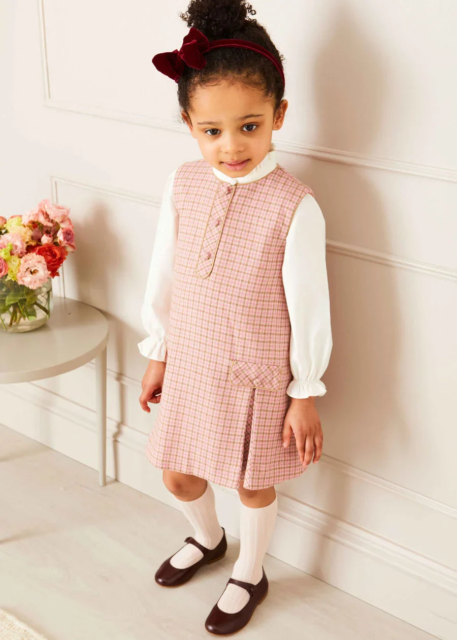 Light Pink Ribbed Knee High Socks for Girls (3 Months to 10 Years) - Soft Cotton Stretchable Socks for School, Dance, and Everyday Wear