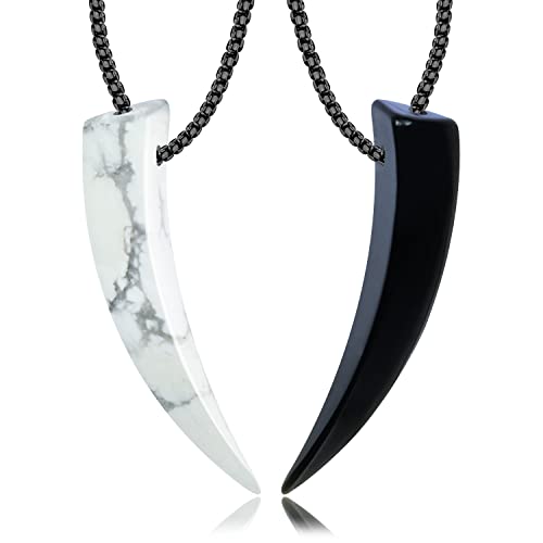 Obsidian & White Howlite Turquoise