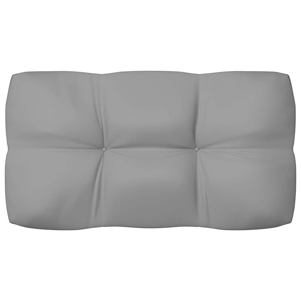 7-Piece Pallet Sofa Cushion Set - Thick Padded Seat Cushions for Outdoor Patio Furniture - 100% Polyester Fabric in Gray - Perfect for Backyard, Deck, and Poolside Lounging