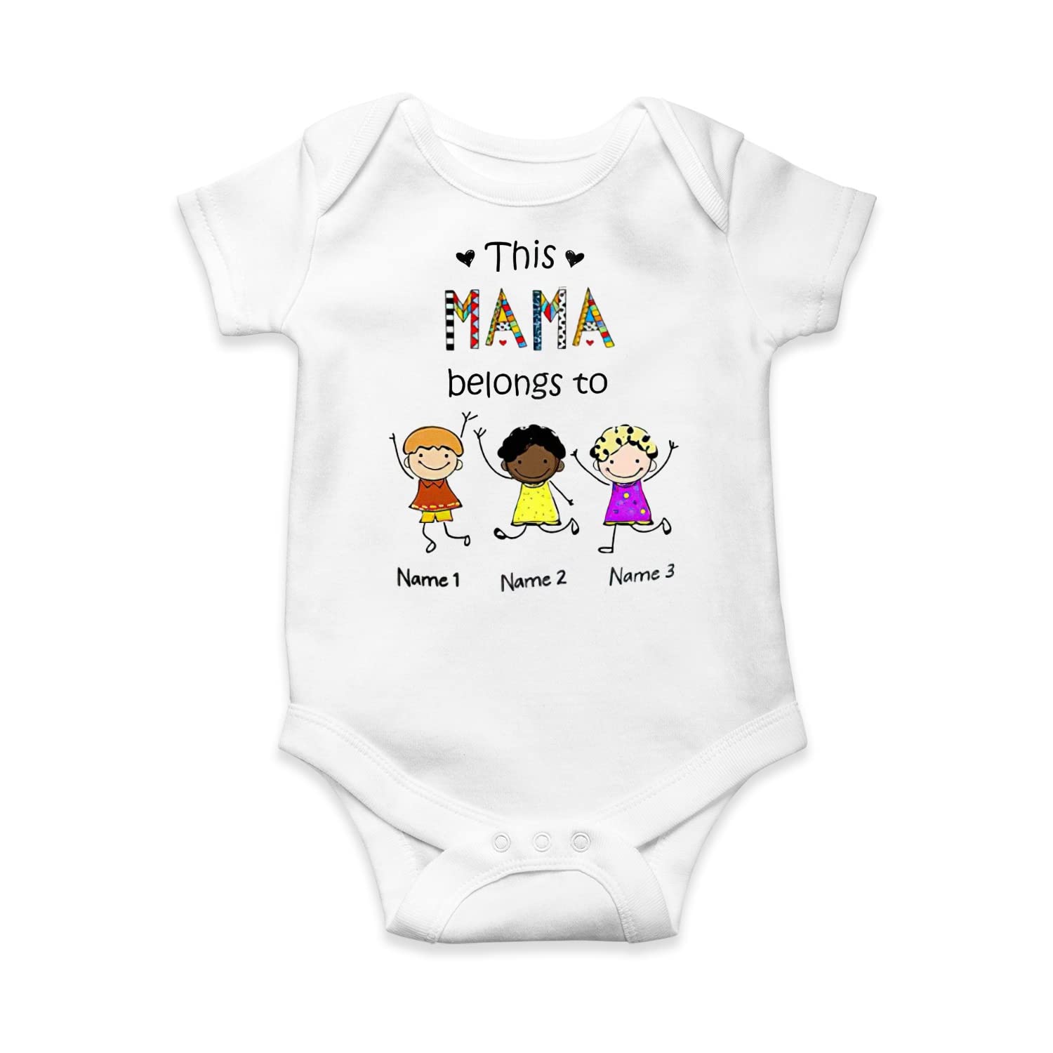 Personalized Grandma Baby Onesie - Newborn Essentials for Easter Outfits