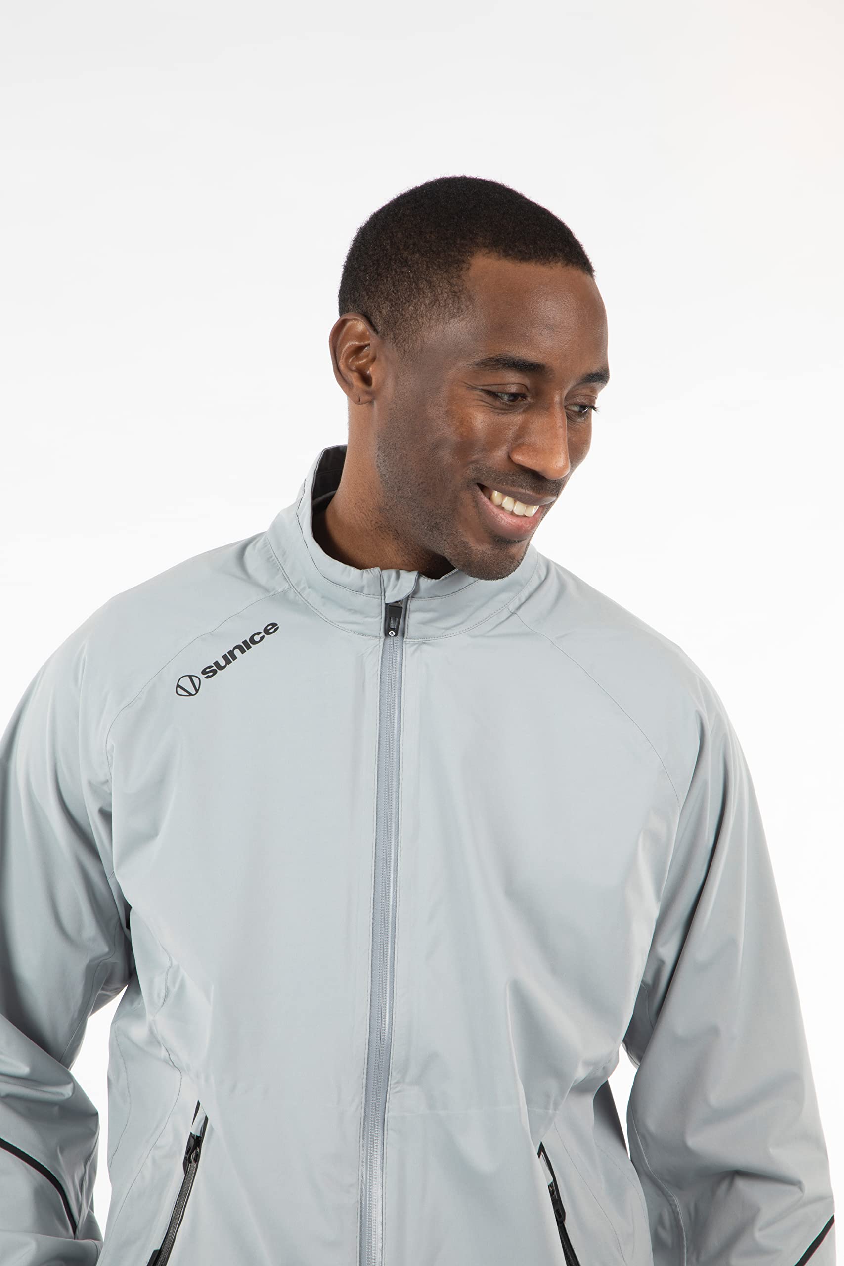 Sunice Jay Men's Waterproof Breathable Ultra Lightweight Performance Jacket - 4-Way Stretch Technology for Hiking, Skiing & Outdoor Adventures