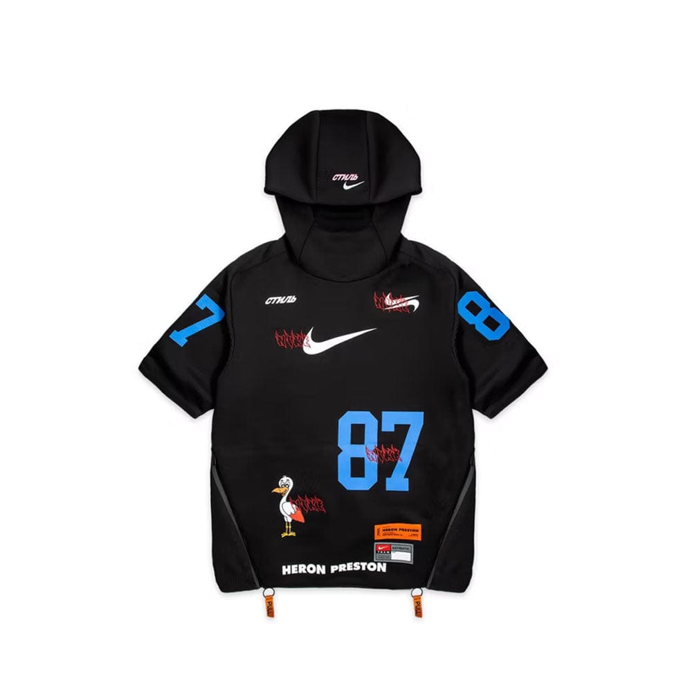 Nike x Heron Preston Short Sleeve Jacket in Black - New Men's Fashion Streetwear for Casual Outings & Urban Style
