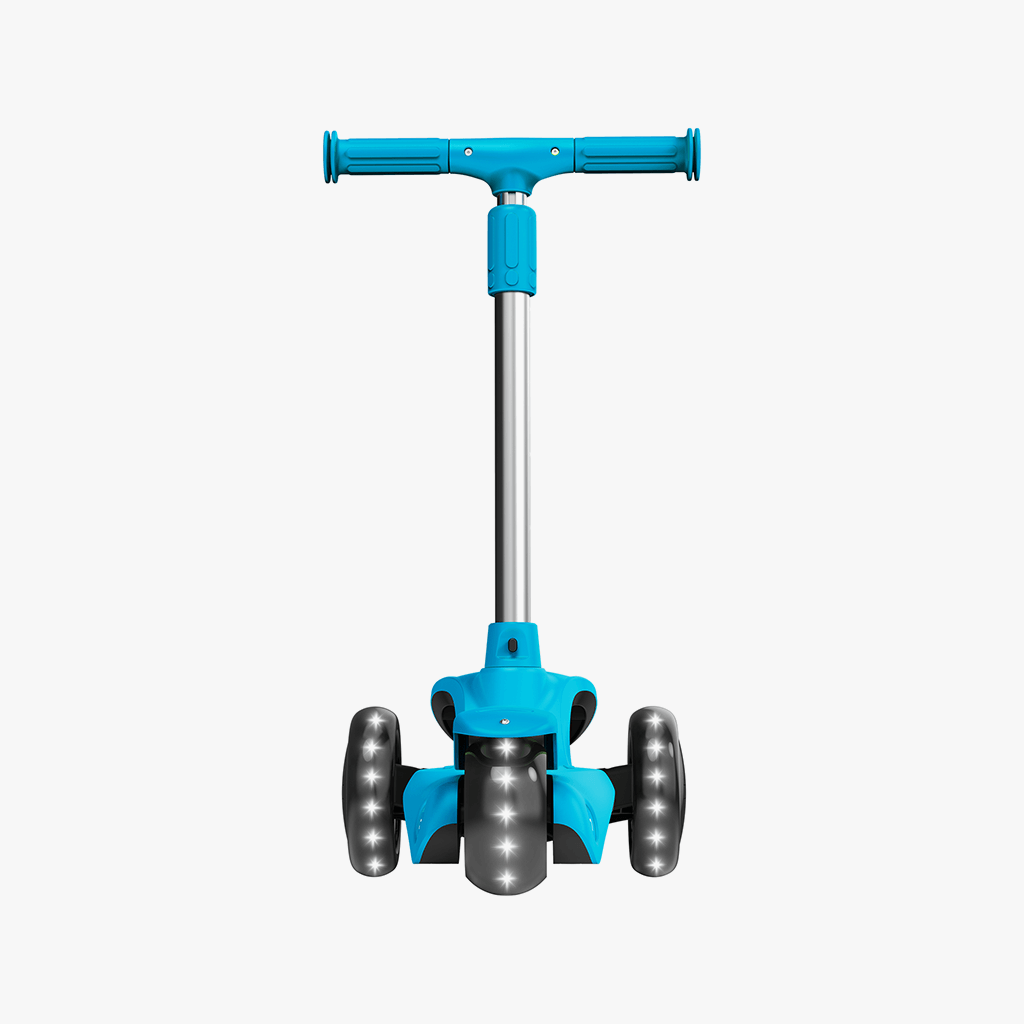 Lumi Three Wheel LED Light Up Kick Scooter for Kids - Fun & Safe Ride for Boys & Girls - Perfect for Commuting, Park Rides & Outdoor Adventures