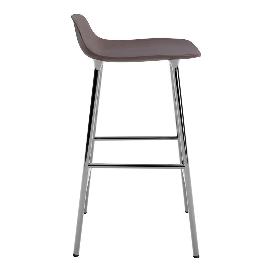 Modern Metal Leg Form Counter Stool - Bar Stool for Kitchen Island, Breakfast Nook & Home Decor