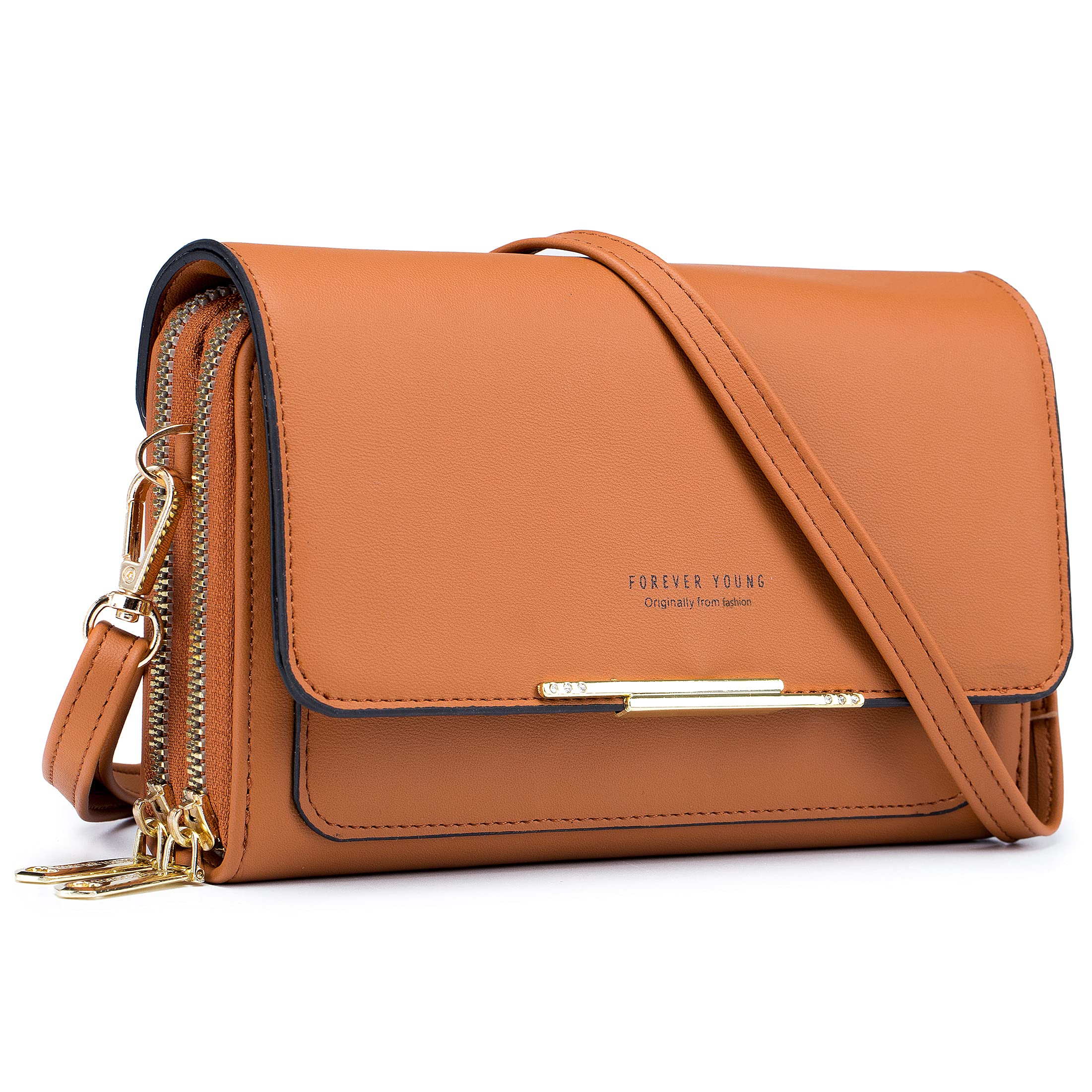 Stylish Women's Small Crossbody Bag with Phone Pocket & Credit Card Slots - Perfect for Everyday Use, Travel, and Shopping