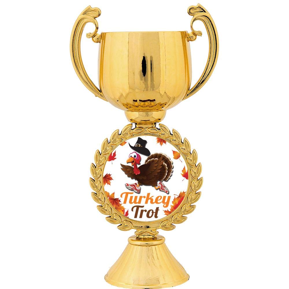 Personalized Turkey Trot Trophy - 7.25