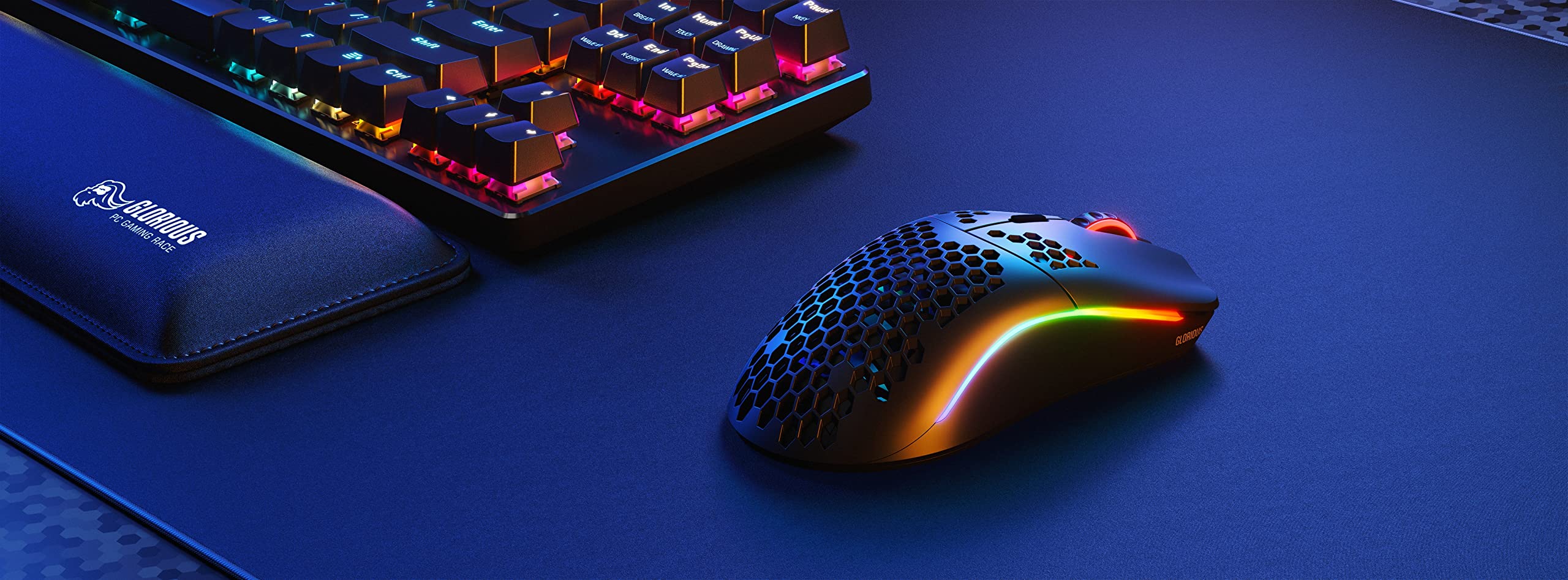Glorious Model O Wireless RGB Gaming Mouse - Matte Black (Renewed) | Lightweight Honeycomb Design | 71g Ultra-Light | 19,000 DPI | for PC Gaming, Esports & Professional Use