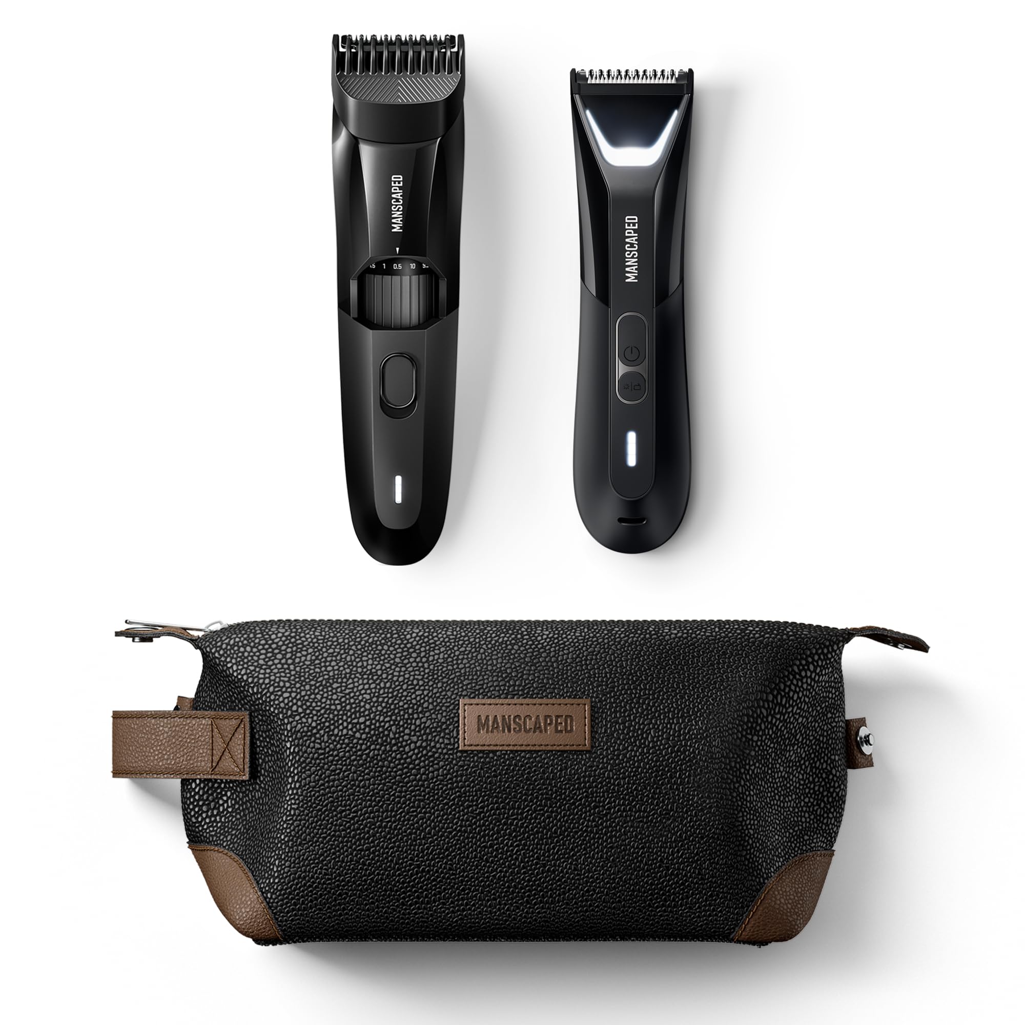 MANSCAPED Beard & Body Bundle 5.0 - Premium Beard Trimmer & Electric Groin Hair Trimmer Kit for Men | Perfect for Travel, Grooming & Personal Care