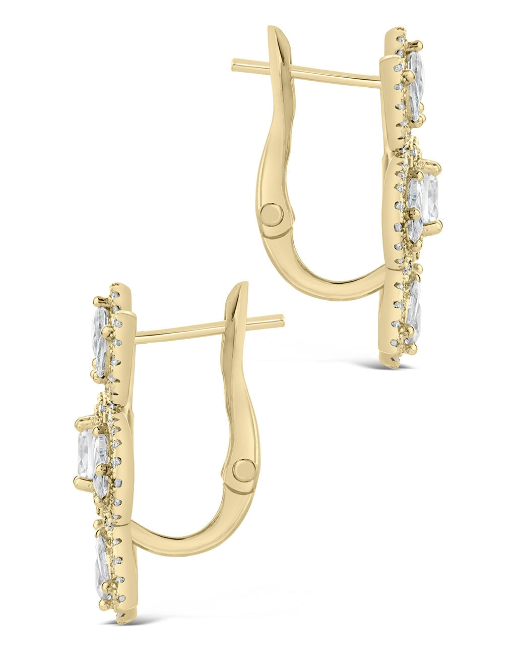Kelsea CZ Statement Stud Earrings for Women - Sparkling Cubic Zirconia Fashion Jewelry - Perfect for Parties, Weddings & Everyday Elegance