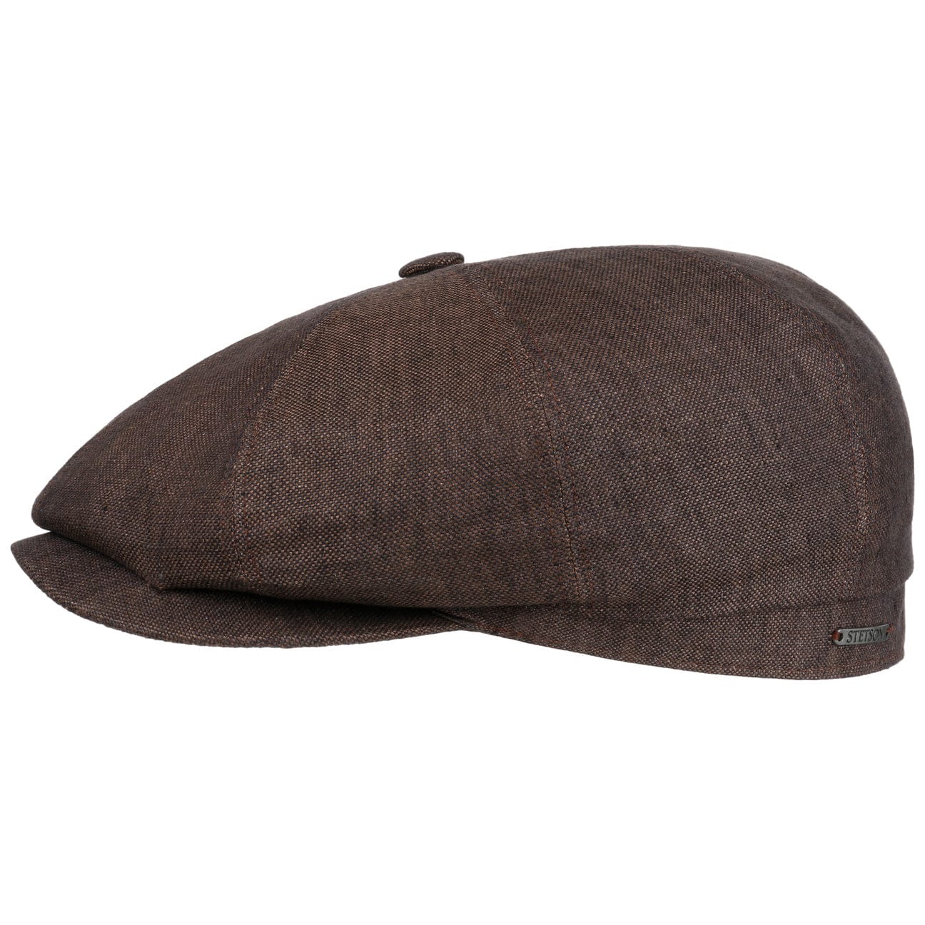 Stetson Hatteras Classic Linen Flat Cap for Men - Breathable Summer Hat for Golf, Fishing & Outdoor Activities