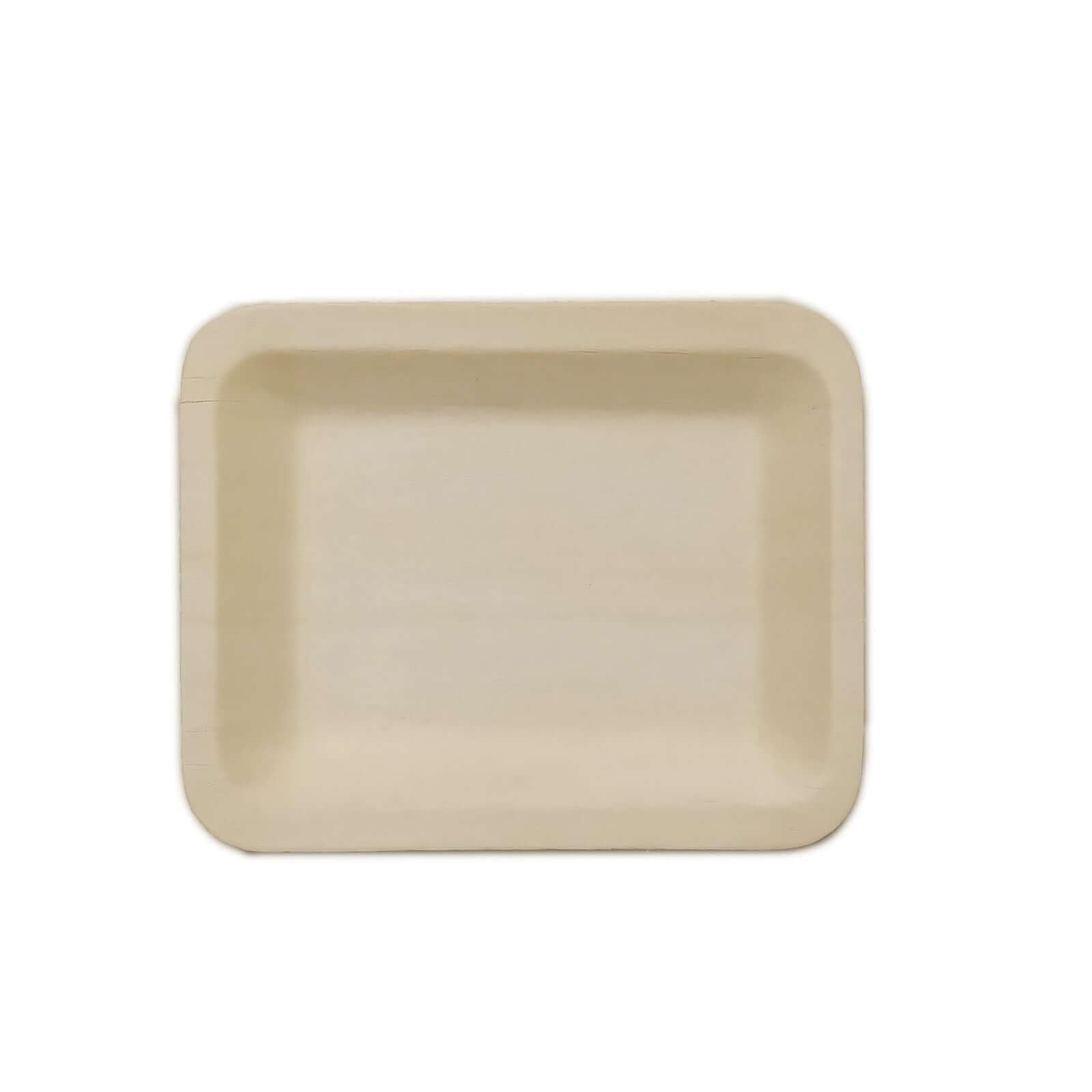 Efavormart 25 Pack - 5 Inch Biodegradable Birchwood Disposable Plates for Salads, Desserts, Parties & Picnics | Eco-Friendly Compostable Dinnerware for Weddings, BBQs & Outdoor Events