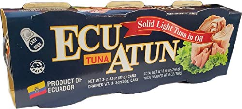 Premium Ecuadorian Tuna in Water - 3 Pack (3oz Cans) | Wild Caught, High Protein, Keto & Paleo Friendly | Perfect for Salads, Sandwiches & Healthy Meal Prep