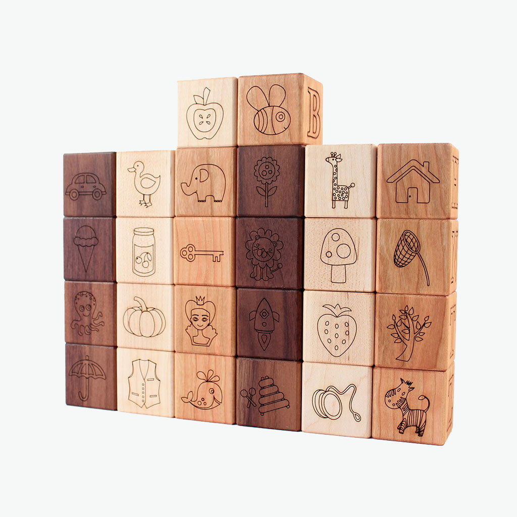 Personalized Wooden Name Blocks for Kids - Custom Nursery Decor, Baby Shower Gift & Room Decoration - Perfect for Birthdays, Christenings & Playroom Decor