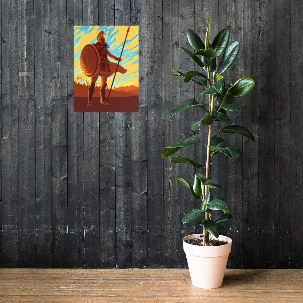 The Iliad - Premium Art Print | Ancient Greek Epic Poetry Wall Decor for Home, Office & Library | Perfect Gift for Literature Lovers & History Enthusiasts