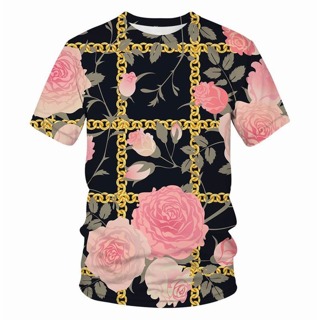 3D Printed Men's Summer T-Shirt - Casual Short Sleeve Plus Size Streetwear (3XL) | Personalized Graphic Tee for Outdoor Activities, Parties & Everyday Wear