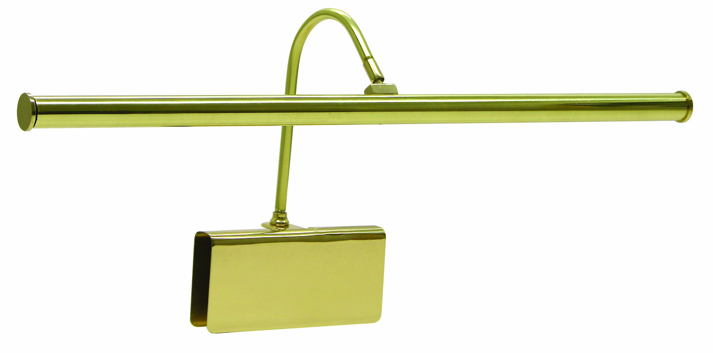 House Of Troy GPLED19-61 19-Inch Grand Piano LED Desk Lamp - Polished Brass Finish, Portable Reading Light for Piano, Office & Home Decor (Ideal for Musicians, Students & Workspaces)