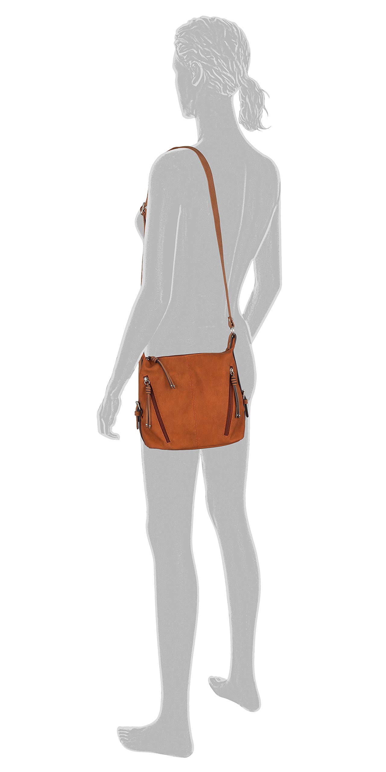 TOM TAILOR Women's Caia Crossbody Bag - Stylish & Lightweight Purse for Everyday Use, Work, and Travel
