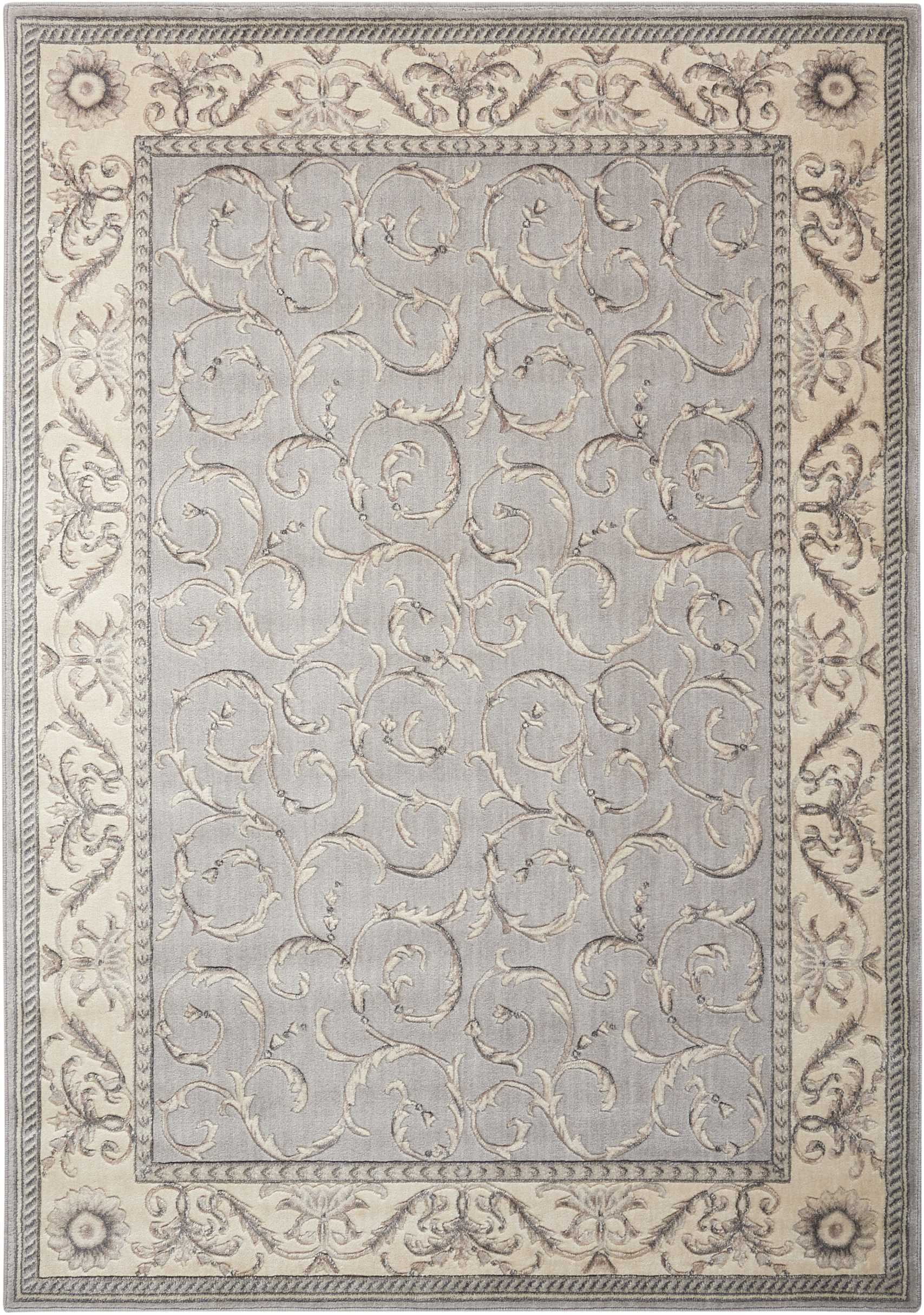 Nourison Somerset Traditional Silver 5'3