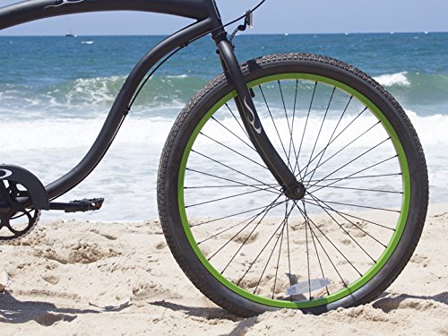 Firmstrong Bruiser Men's Beach Cruiser Bicycle - Comfortable Single Speed Bike for Casual Riding, Commuting & Coastal Adventures
